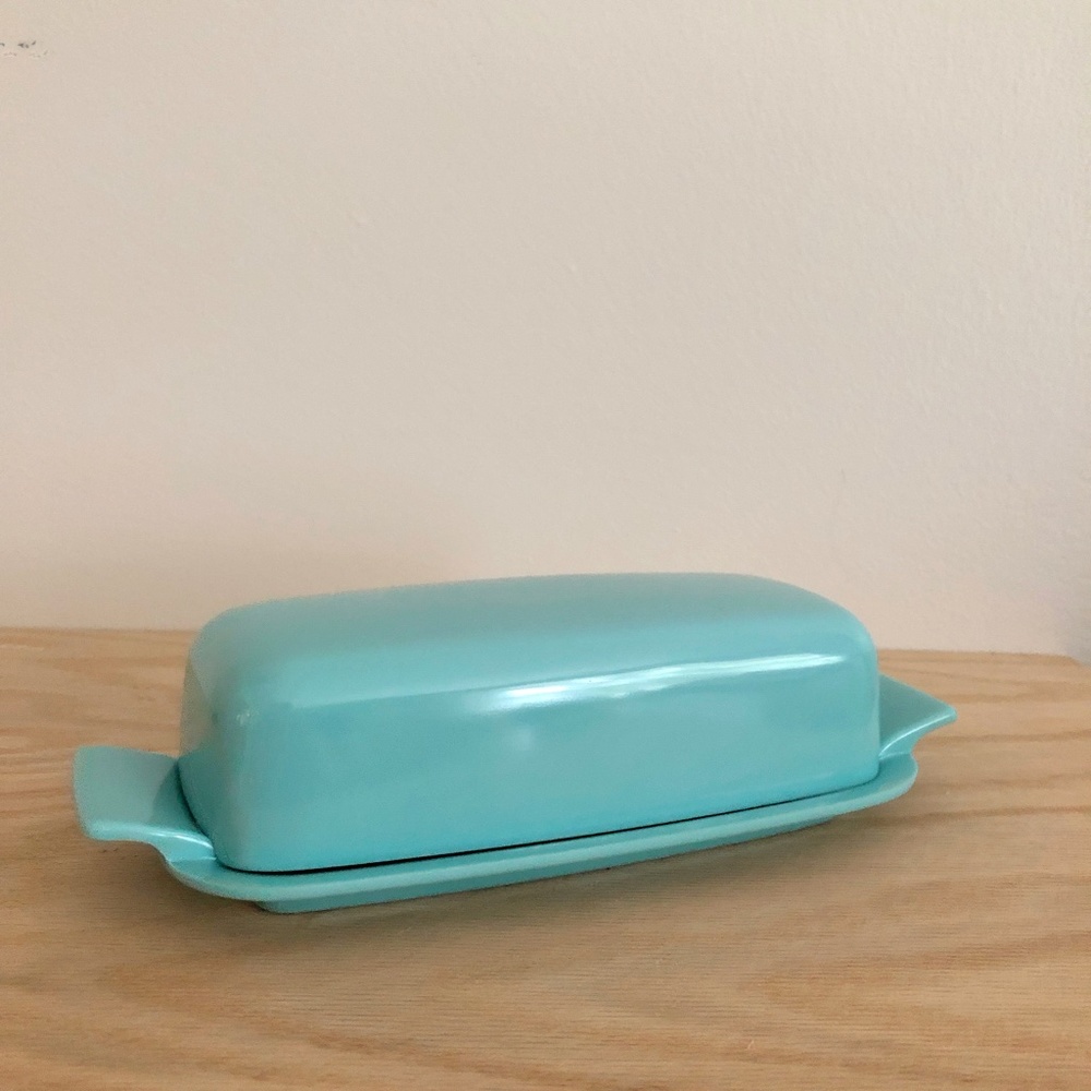 Vintage 1960s Melamine Butter Dish